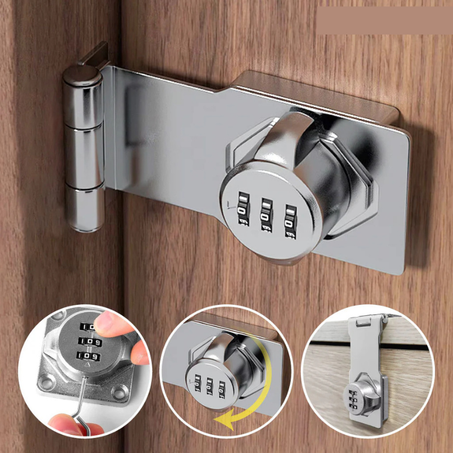 قفل بمزلاج مع رمز مرور للخزانة