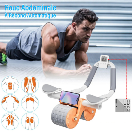 رول أب دوار مزدوج مع عجلات مستقرة وقوة ارتداد تلقائية