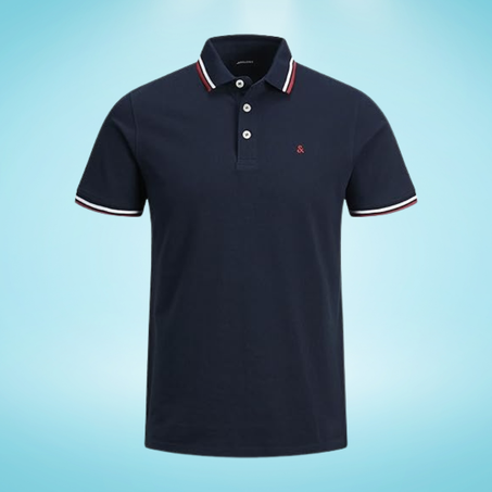 قميص بولو رجالي بأكمام قصيرة