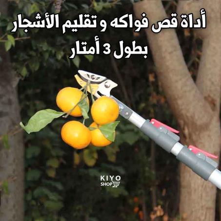 أداة قطف الفاكهة من الاشجار, مقص تقليم الأشجار القابل للتمديد، مقص التقليم والقص، مقص و منشار طويل المدى