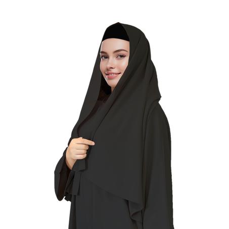 Abaya Noir Avec Foulard