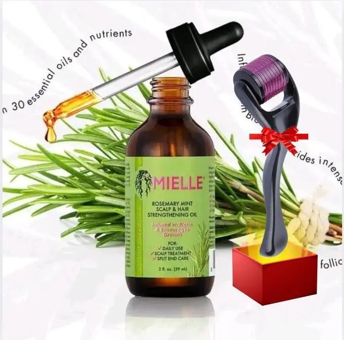 زيت مييل إكليل الجبل الأصلي+ديرما رولر هدية🎁