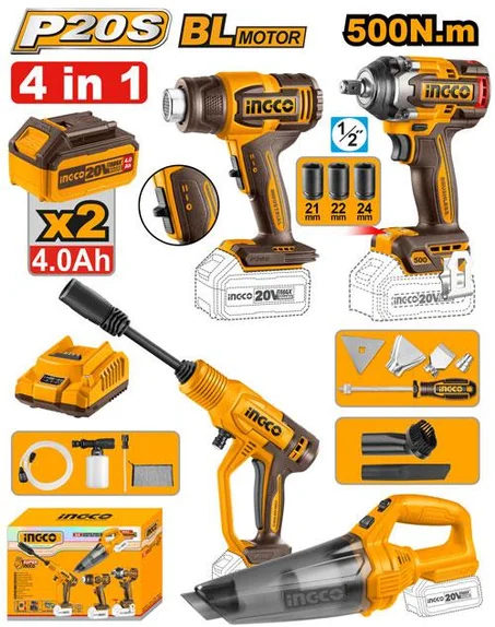 Pack Sans fil 4 Pcs combo kit COSLI250208