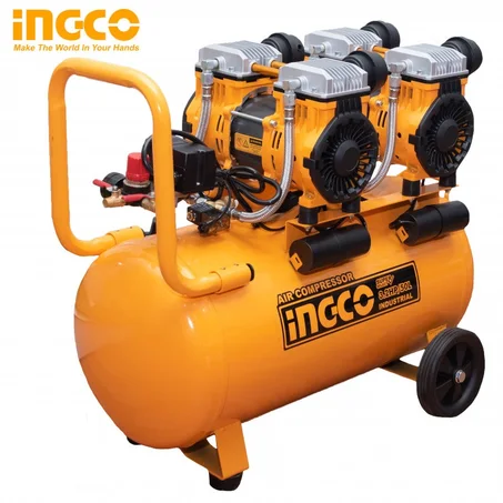 Compresseur Silencieux 50L 2×1200W (3,2 HP) INGCO ACS224501