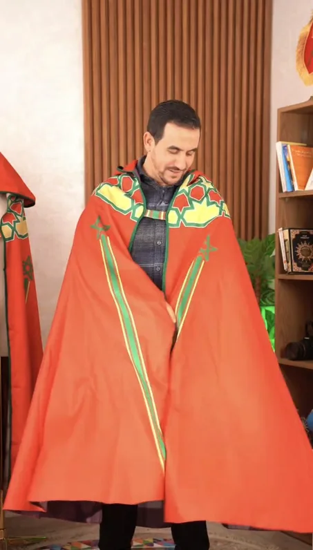 سلهام مغربي أصيل 🇲🇦  توب صوفة كاشمير