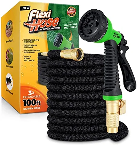 Flexible Expandable Garden Hose — خرطوم حديقة مرن قابل للتمدد