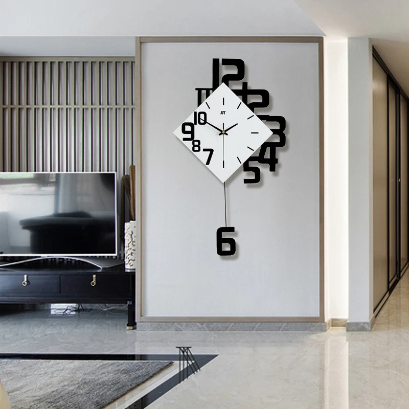 Modern Minimalist Wall Clock — ساعة حائط عصرية بتصميم بسيط