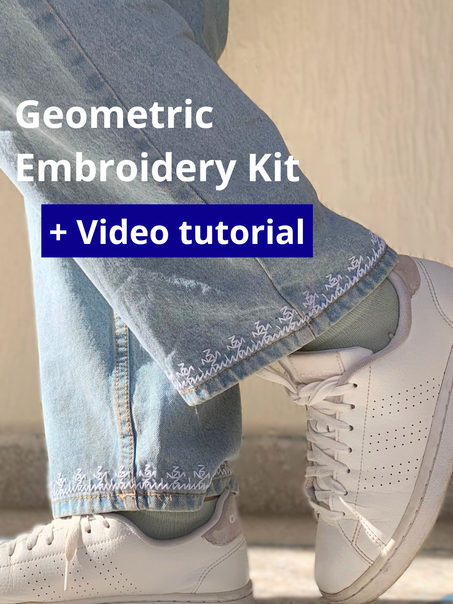 Kit Broderie de Fès sur Jeans - kit 04