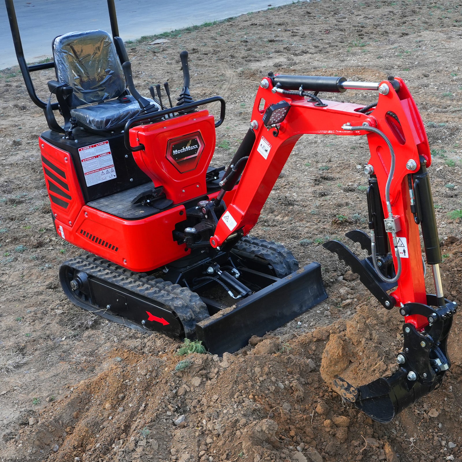 Mini Compact Excavator HONDA GX390 Engine, 65.7” Max. Digging Depth, 2100 LBS Operating Weight, MEC10 5.0 (18 reviews)