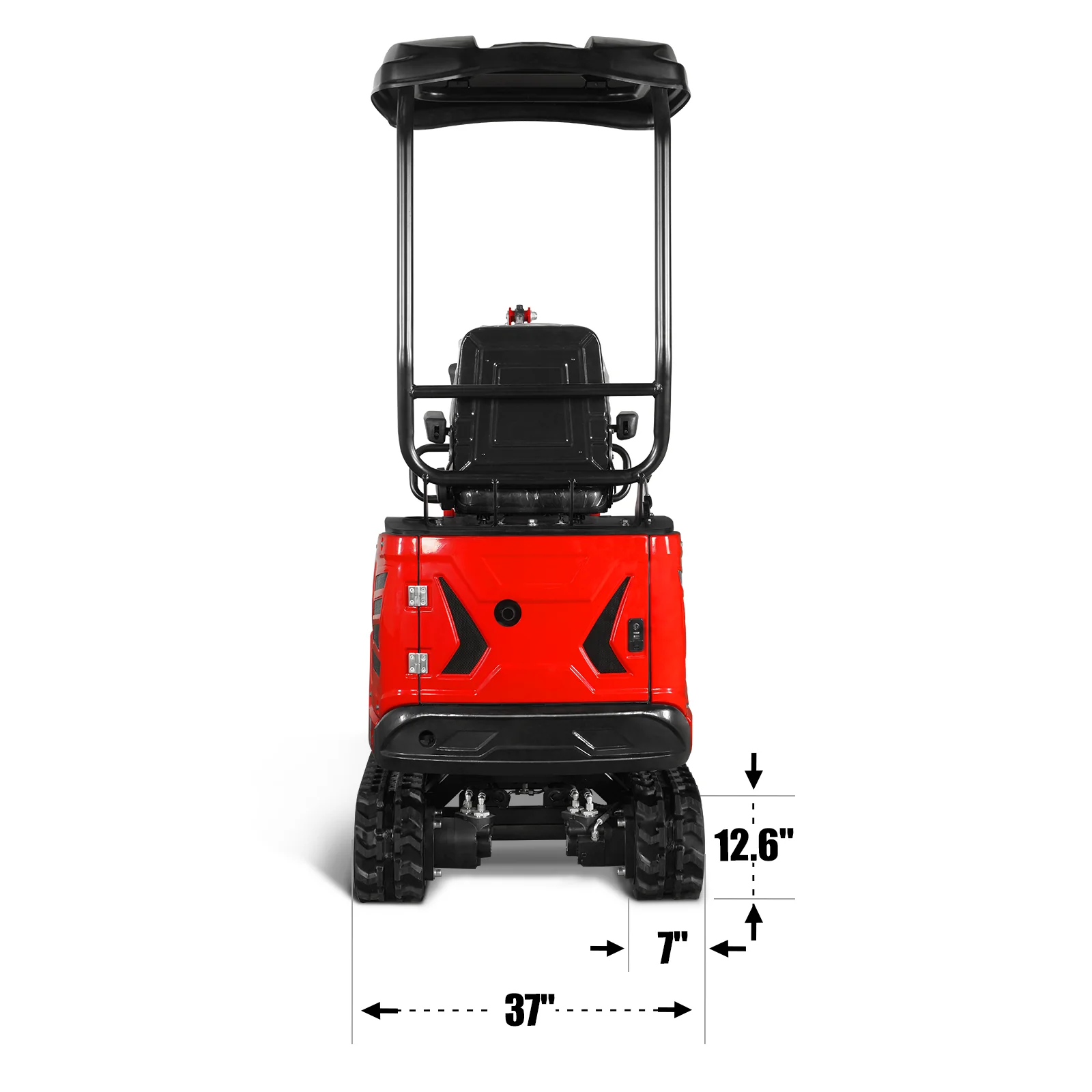 Mini Compact Excavator HONDA GX390 Engine, 65.7” Max. Digging Depth, 2100 LBS Operating Weight, MEC10 5.0 (18 reviews)