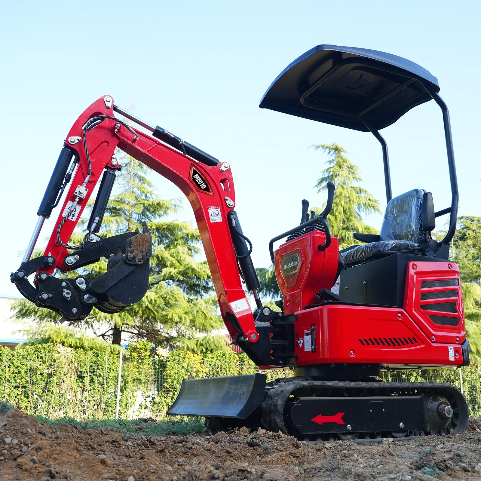 Mini Compact Excavator HONDA GX390 Engine, 65.7” Max. Digging Depth, 2100 LBS Operating Weight, MEC10 5.0 (18 reviews)