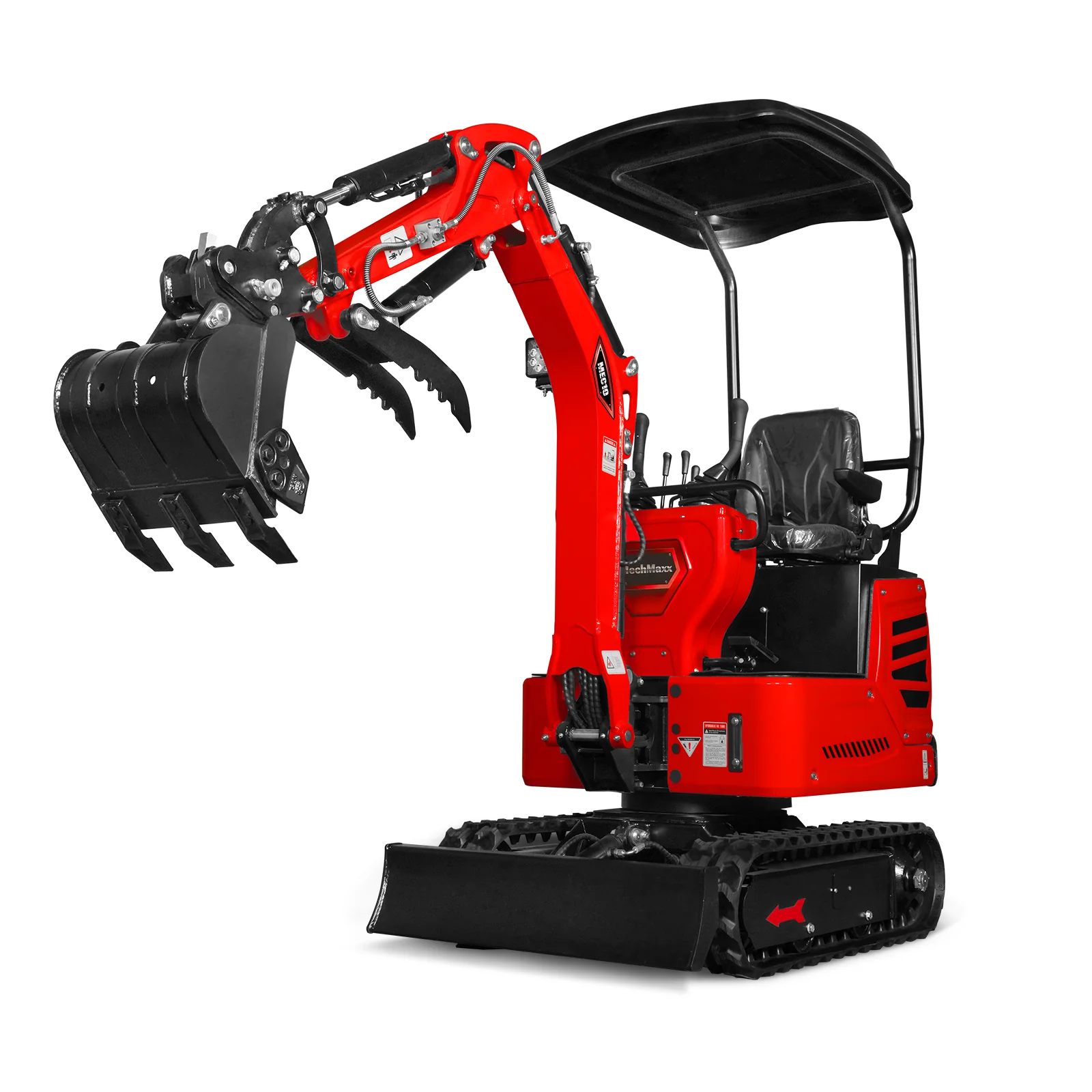 Mini Compact Excavator HONDA GX390 Engine, 65.7” Max. Digging Depth, 2100 LBS Operating Weight, MEC10 5.0 (18 reviews)
