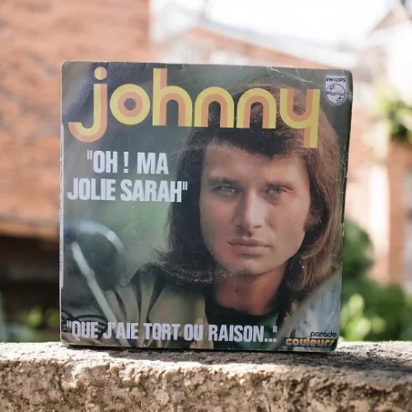 Vinyle 45 T Johnny Hallyday