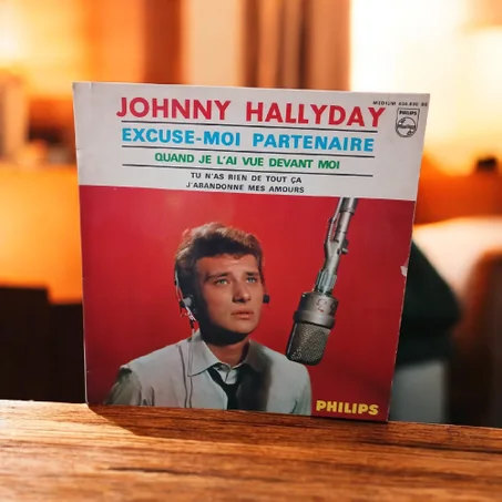 Vinyle 45T Johnny Hallyday