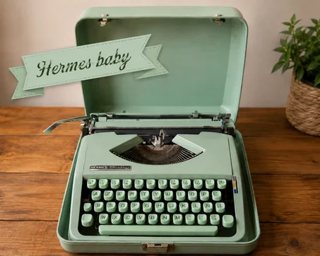 Hermes Baby – Machine à écrire vintage