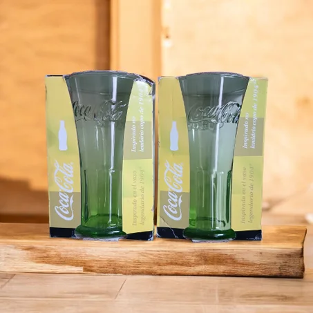 Lot 2 verres de Coca Cola