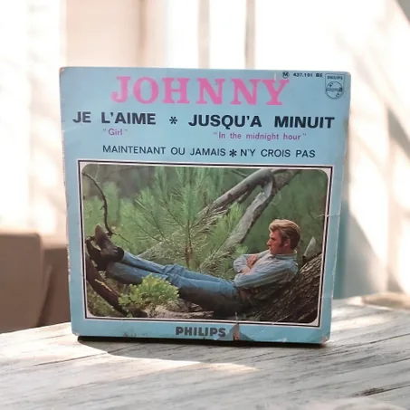 Vinyle 45T Johnny Hallyday