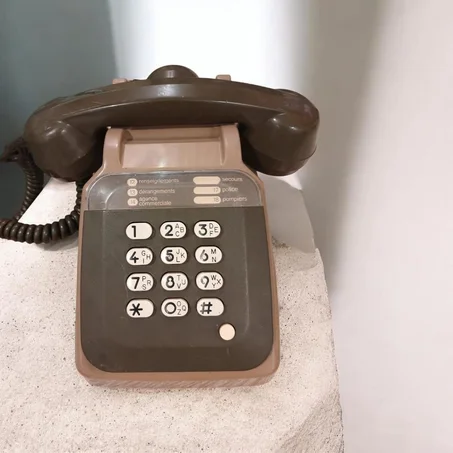 Téléphone vintage rétro