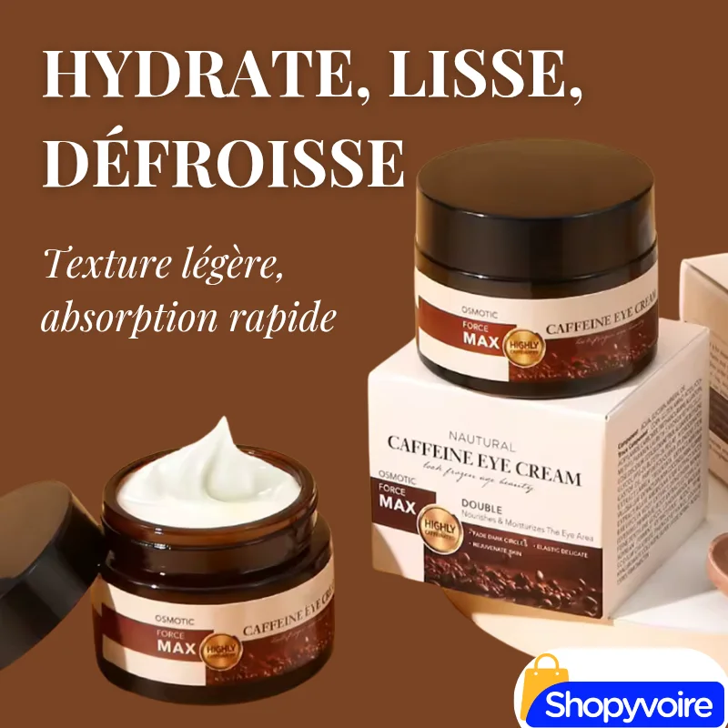 SADOER Crème Contour des Yeux Rétinol & Caféine, Anti‑Rides, 20 g