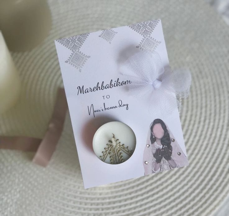 🌺 Paquet de 40 bougies – Cadeaux d’invités Henna