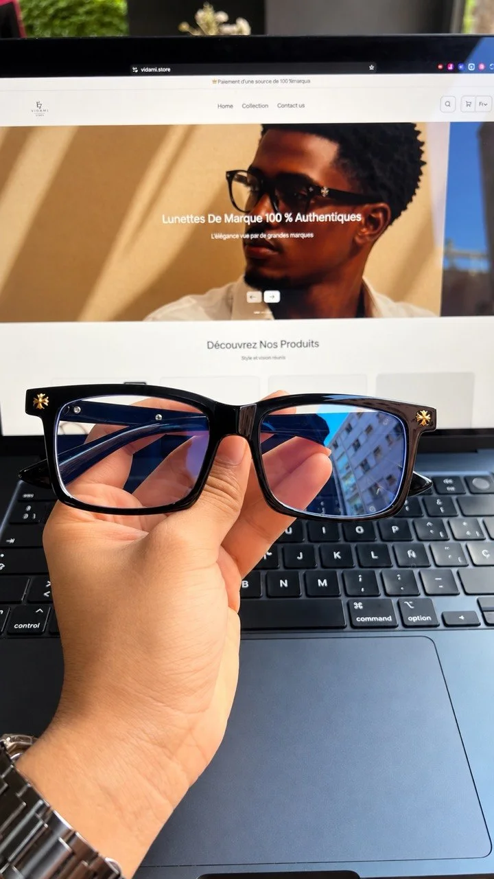 chromehearts glasses black and gold