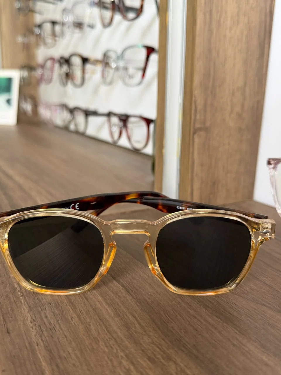 Lunettes bicolores champagne