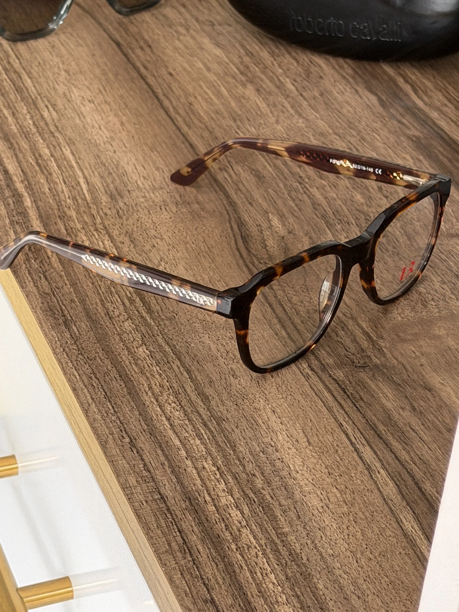 Lunettes de vue rectangulaires écaille – Linea Roma