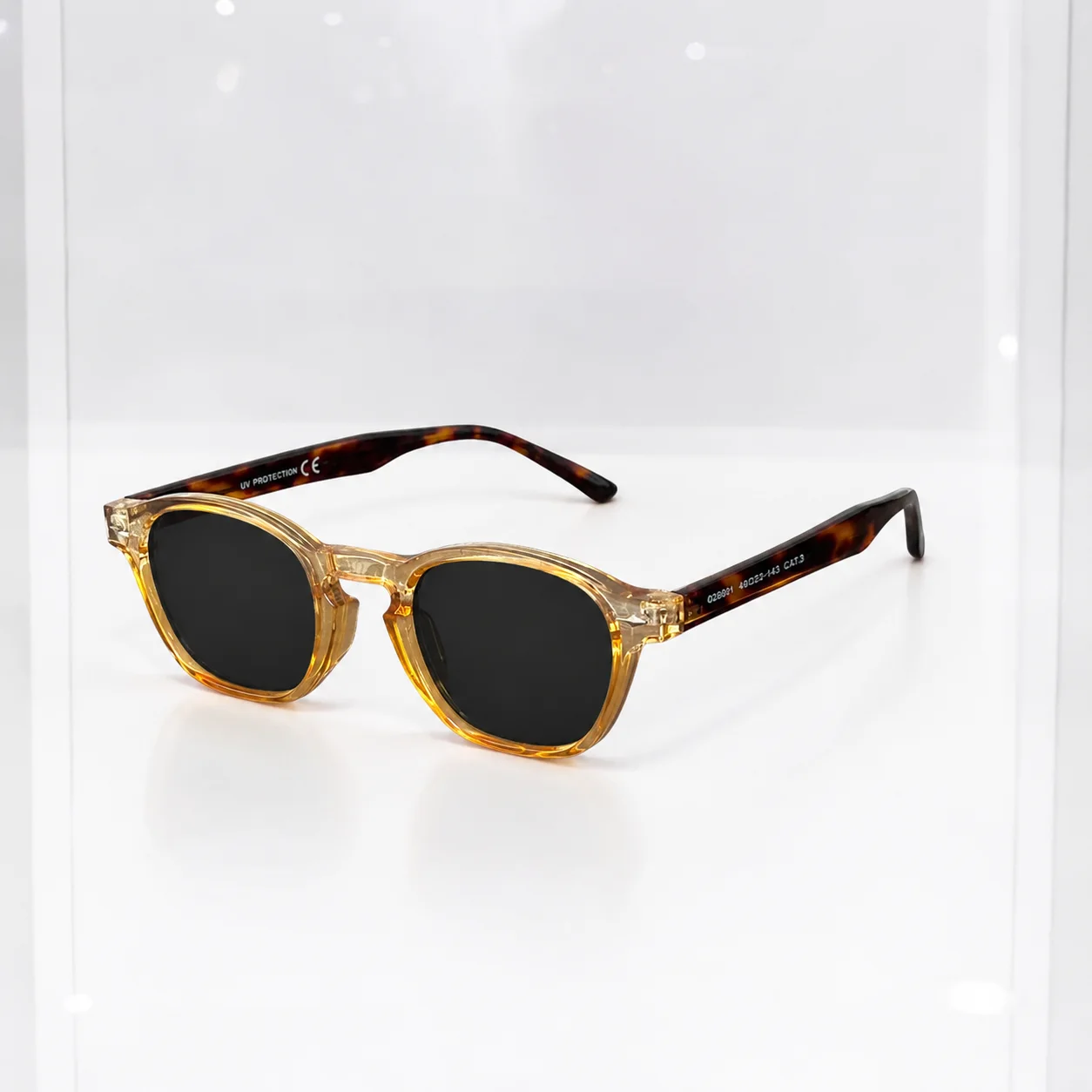 Lunettes bicolores champagne