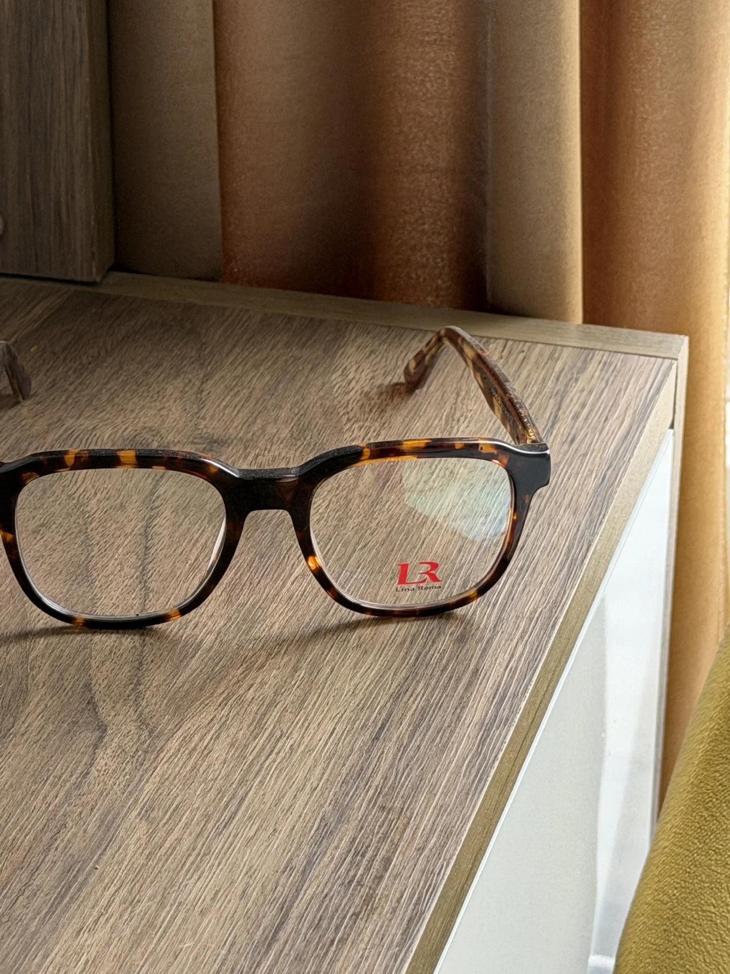 Lunettes de vue rectangulaires écaille – Linea Roma