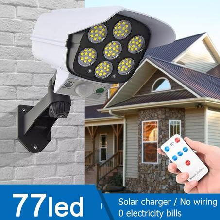 LED applique murale solaire imperméable avec capteur de mouvement PIR