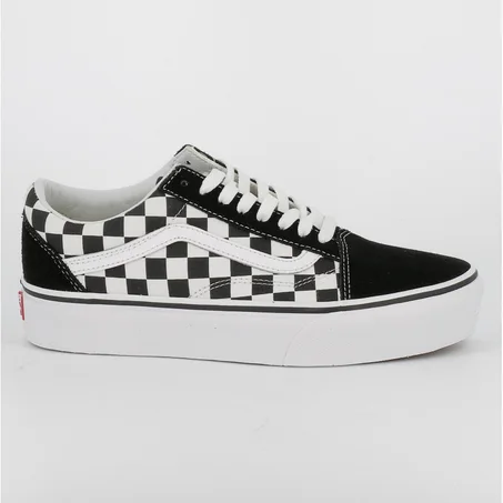 VANS OLD SKOOL CHECKERBOARD NOIR/BLANC