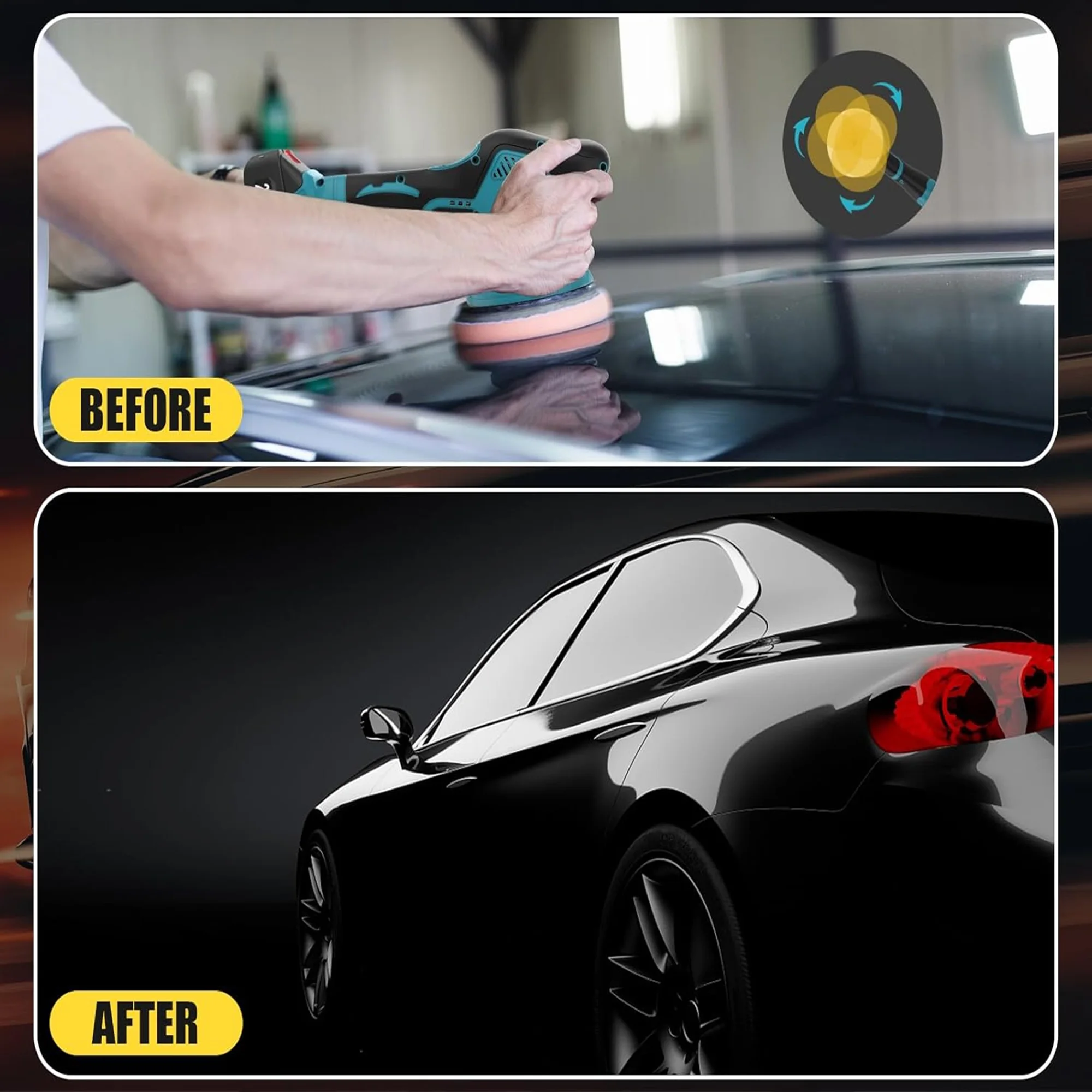 مجموعة التلميع اللاسلكية متعددة السرعات