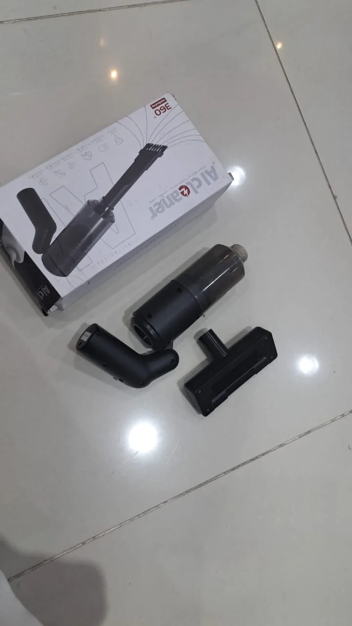 مكنسة للسيارة و المنزل شفط و طرد 3 في 1 ببطارية قابلة للشحن بضمان عام