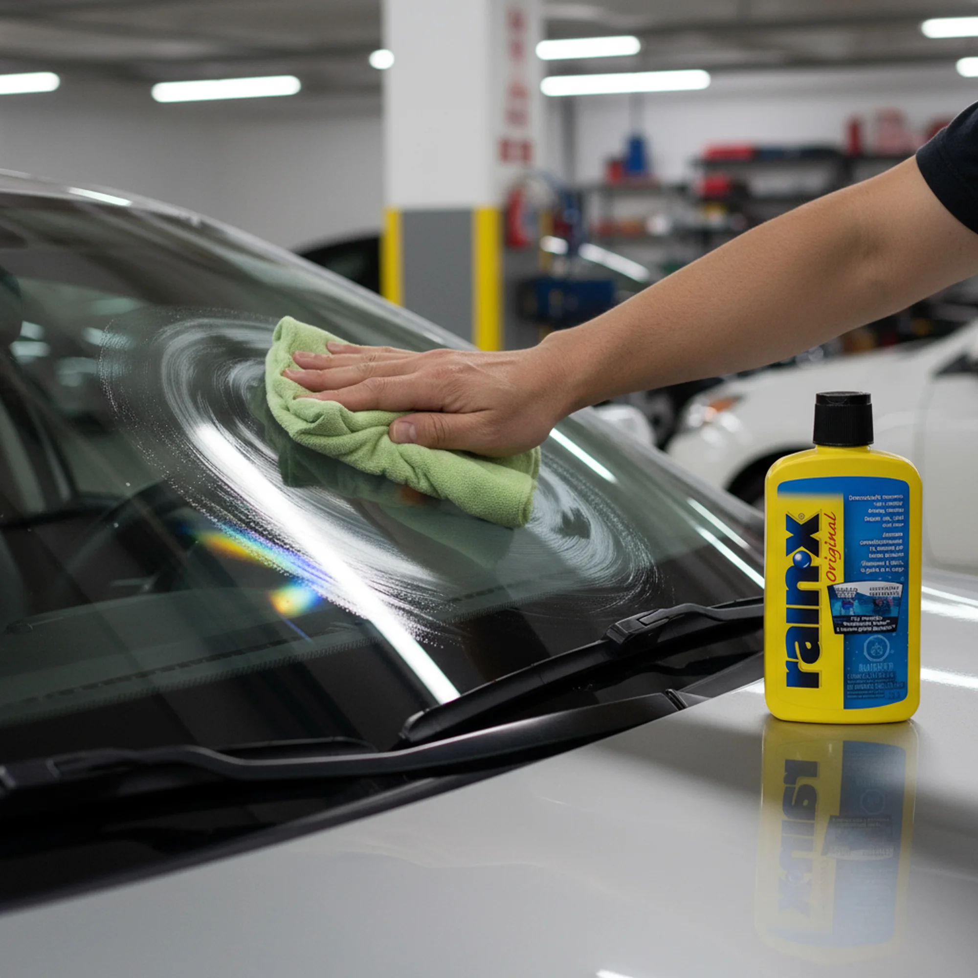 منظف وعازل زجاج السياره