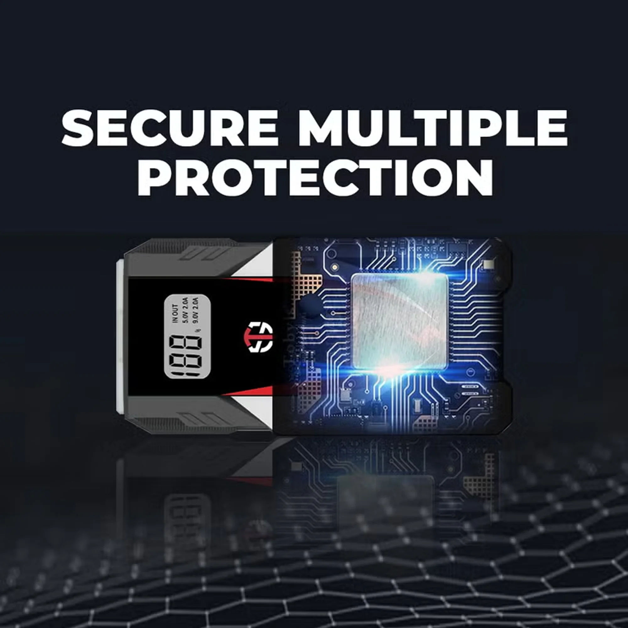 سعة 6000 مللي أمبير Toby X6 جهاز تشغيل بطارية السيارة مع منفاخ