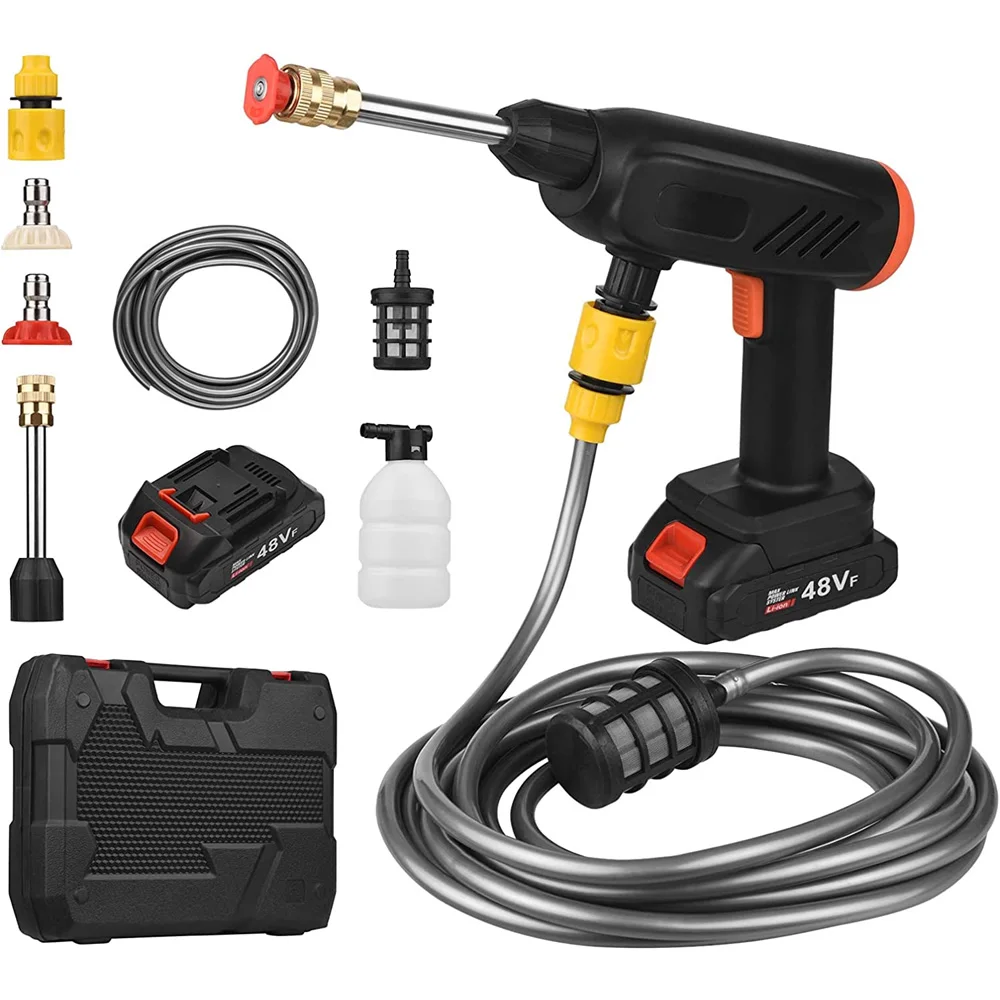 • مضخة فوم   لاسلكية شديدة بقوة 400 واط وبطارية بضمان عام