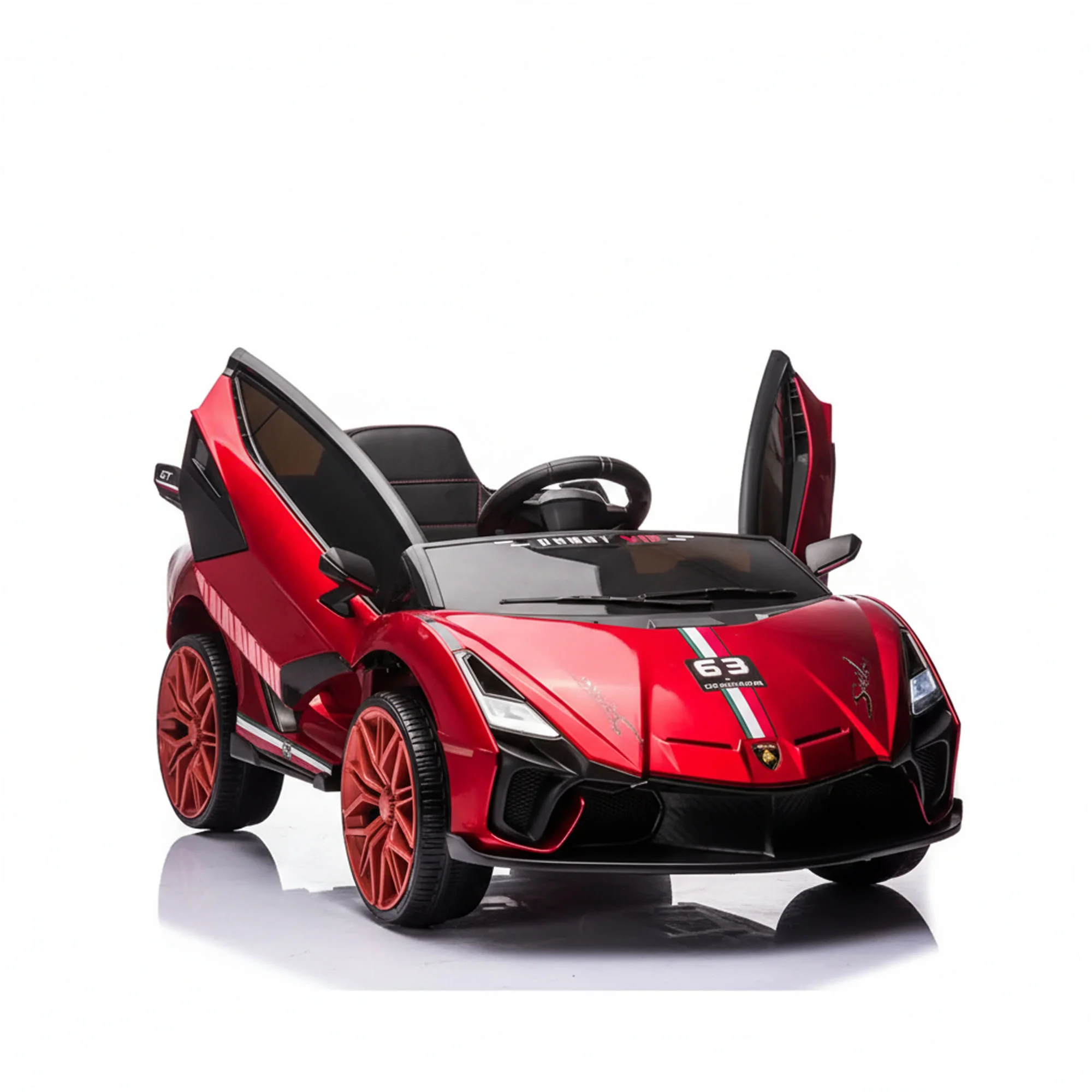 سيارة سباق لامبورغيني- لون أحمر