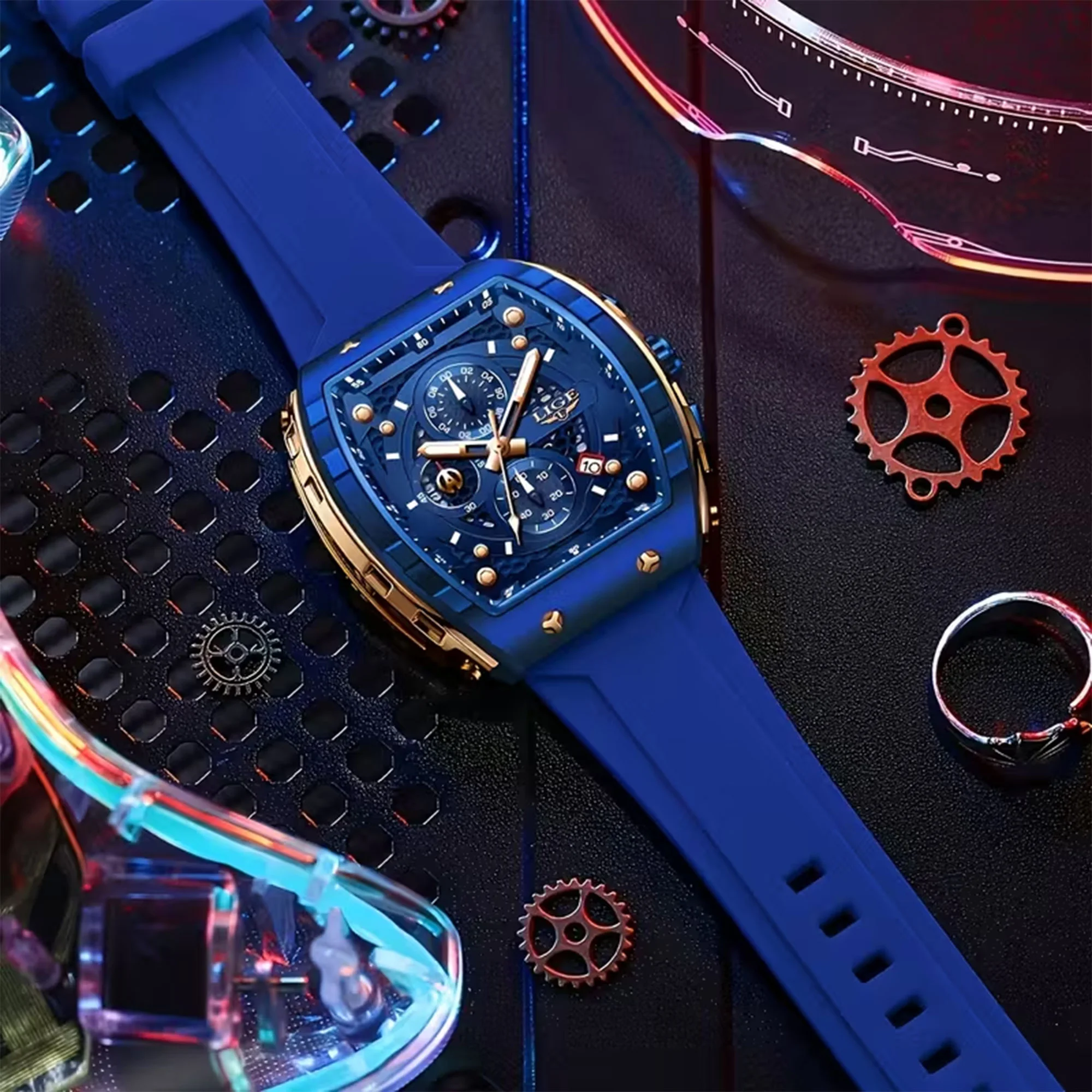 ساعة LIGE عالية الجودة