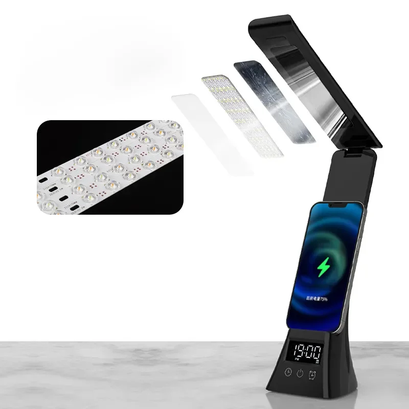 أباجورة فندقية التحكم من خلال تطبيق + منبة + شاحن لاسلكى