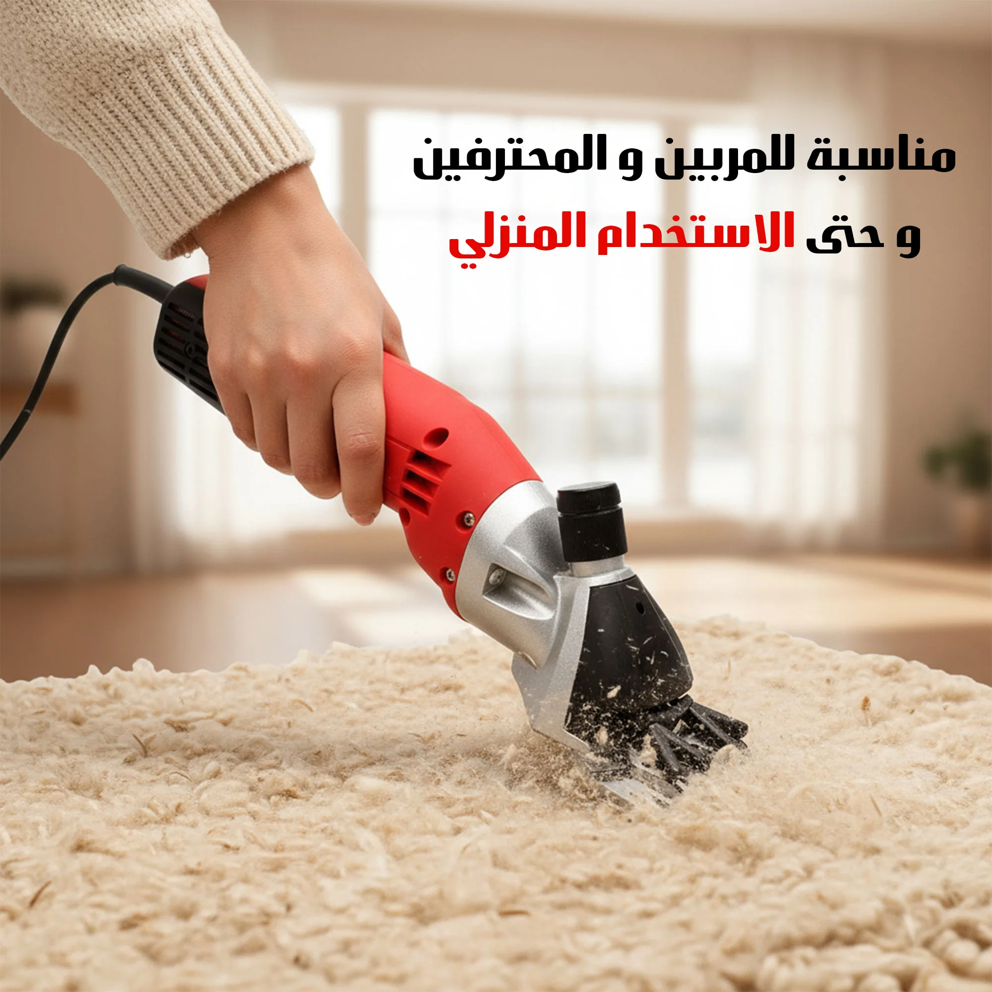 ماكينة قص شعر الحيوانات والمواشي 500 واط – بسلك
