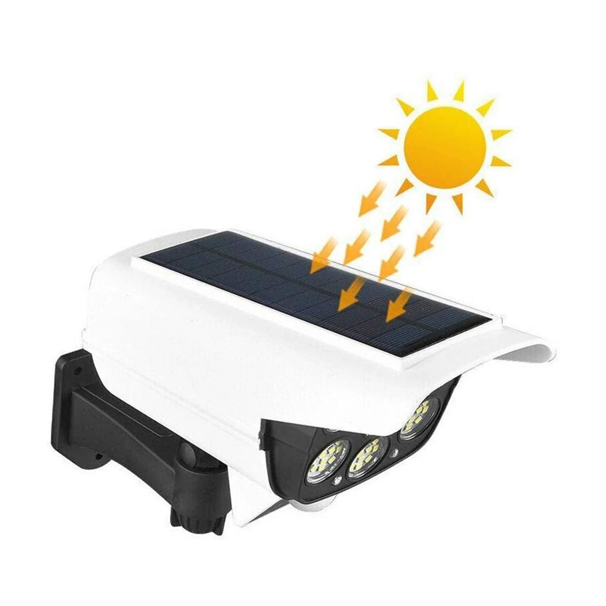 • كشاف على شكل كاميرا بالطاقة الشمسية ( مقاوم للماء)