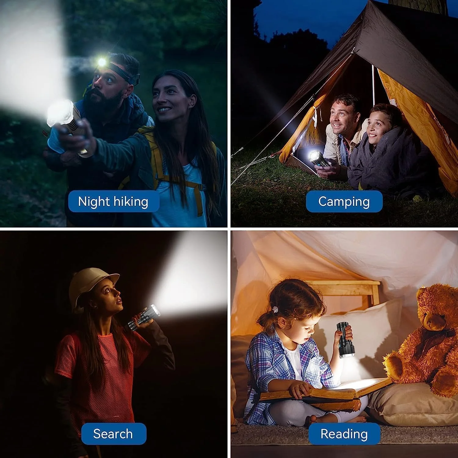 • كشاف يعمل بالشحن