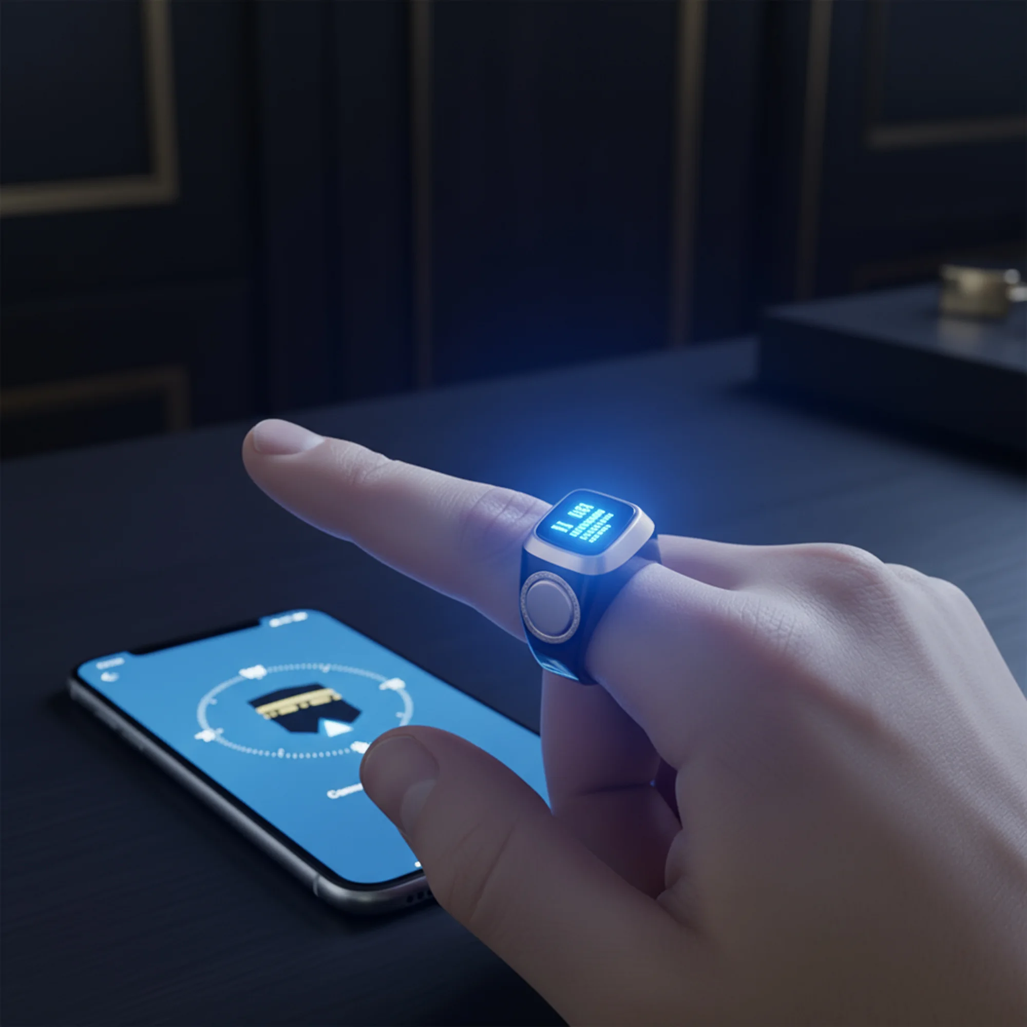 خاتم تسبيح إلكتروني