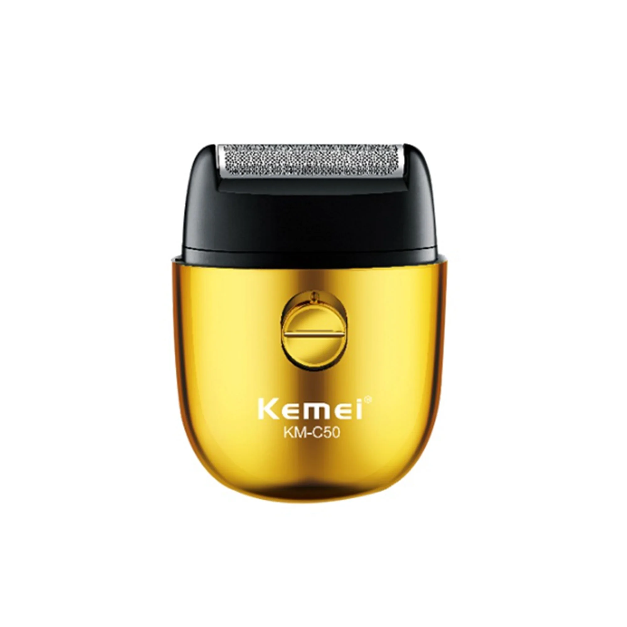 ماكينة حلاقة كهربائية KM-C50 صغيرة محمولة مزودة بثلاث شفرات