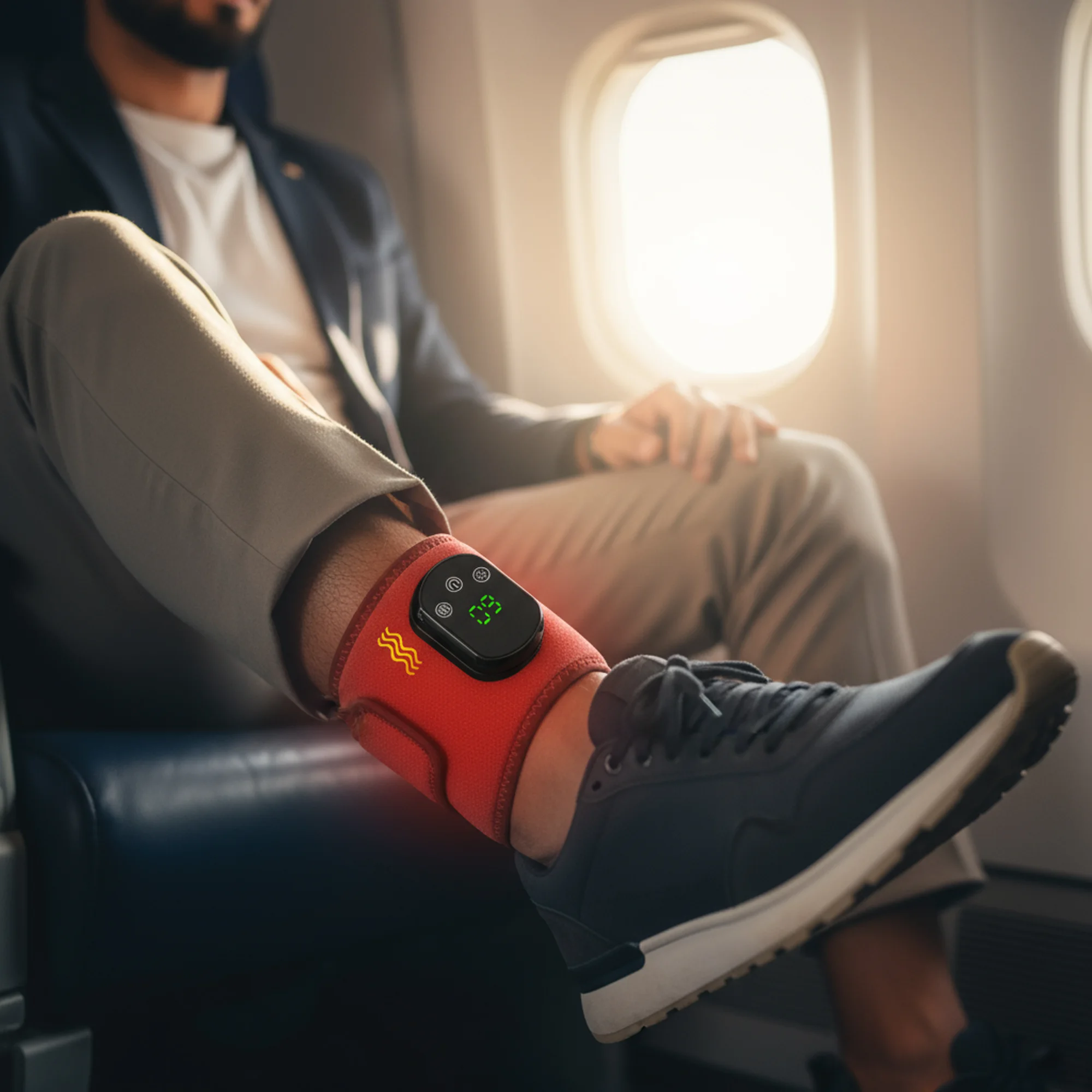 دعامة كاحل كهربائية لاسلكية لتخفيف الالام الكاحل