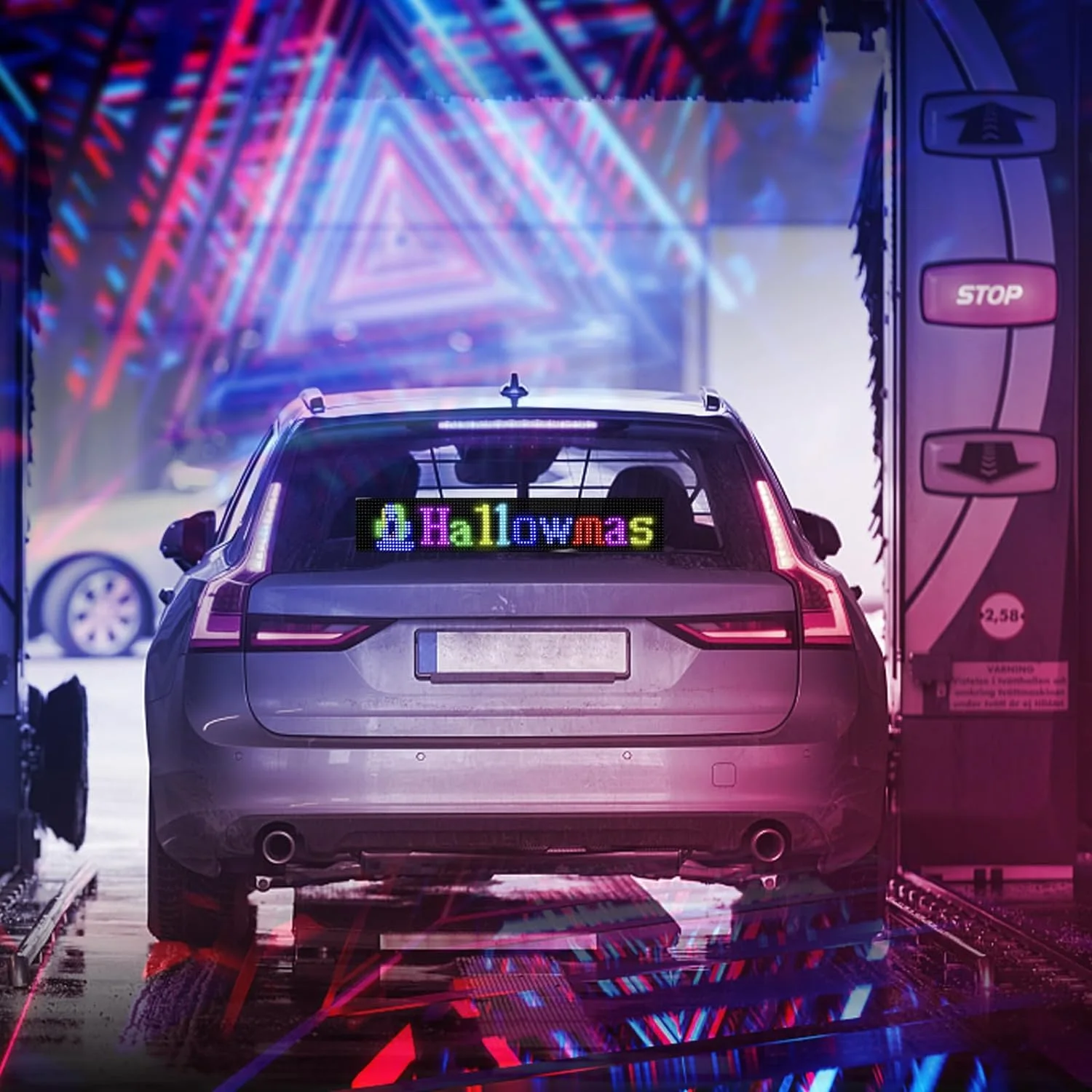 لوحة عرض LED ذكية للسيارة