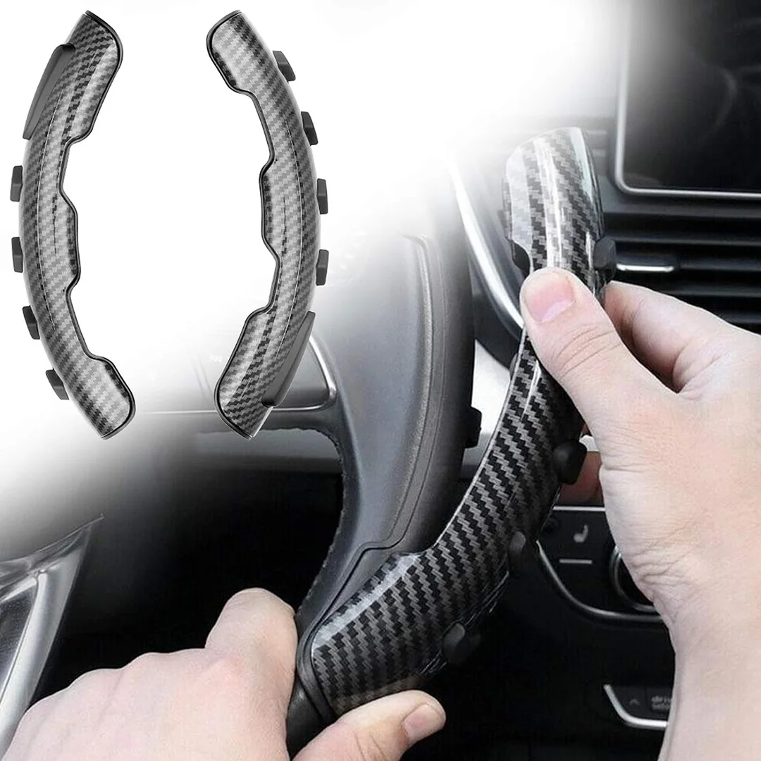 • غطاء عجلة قيادة السيارة من ألياف الكربون والسيليكون المضاد للانزلاق