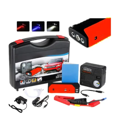 جامب ستارتر للبطارية و منفاخ للسيارة  بضمان عام