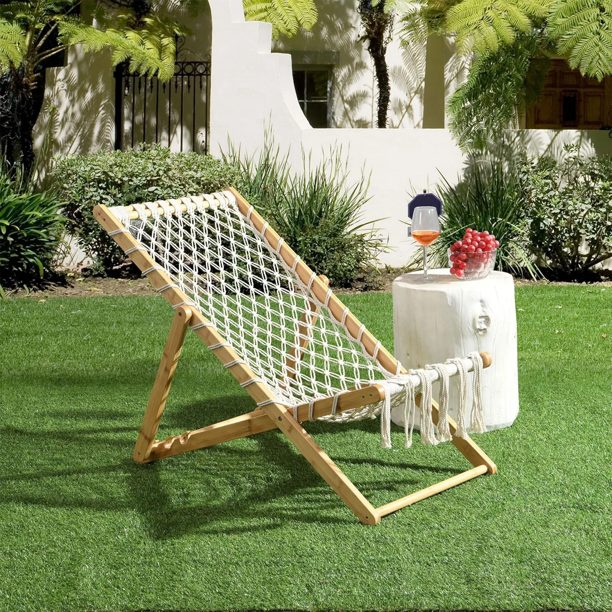 كرسى الاسترخاء الشبكى قابل للطى