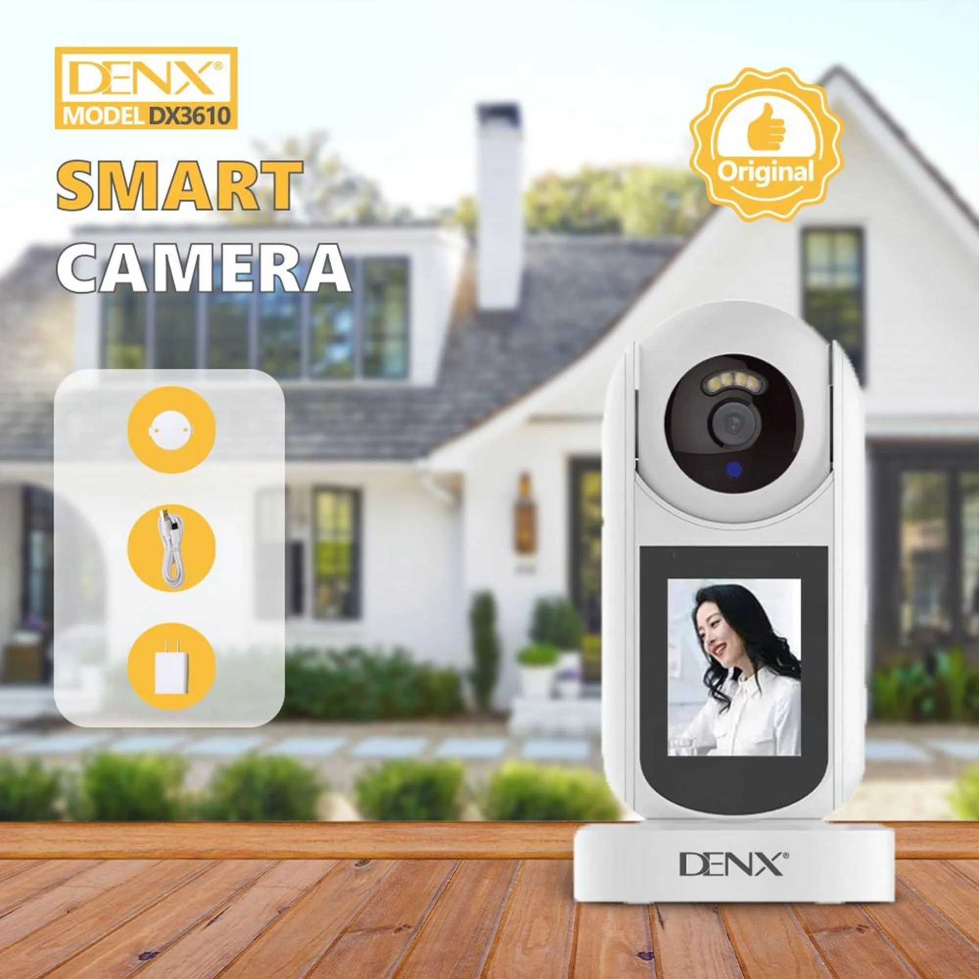 كاميرا بشاشة من دينكس ضمان عاميين